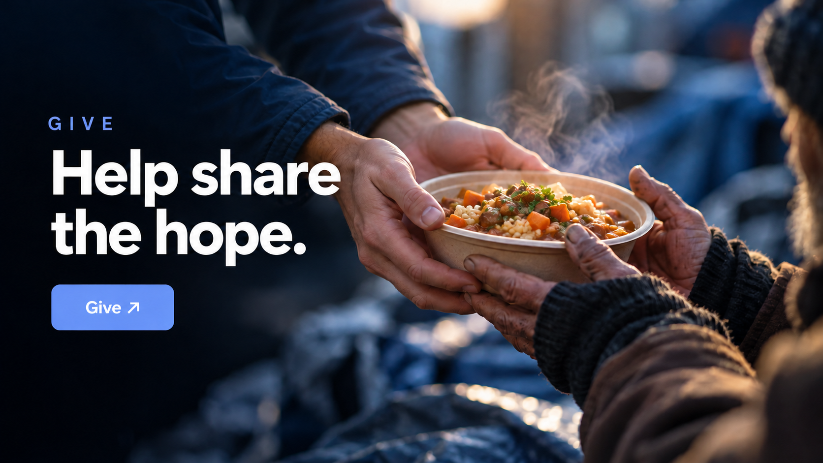 Give — Help share the hope.